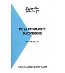 De la r�gularit� ma�onnique